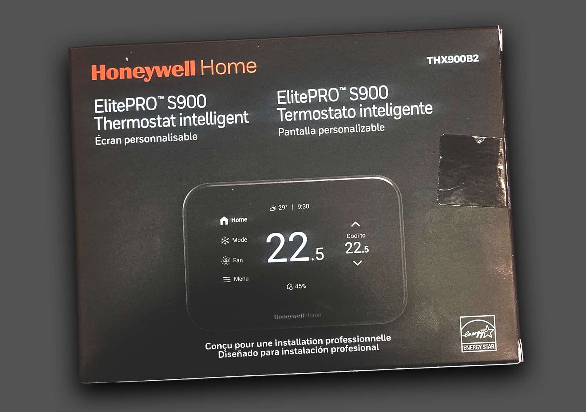 honeywell thermometer in packaging